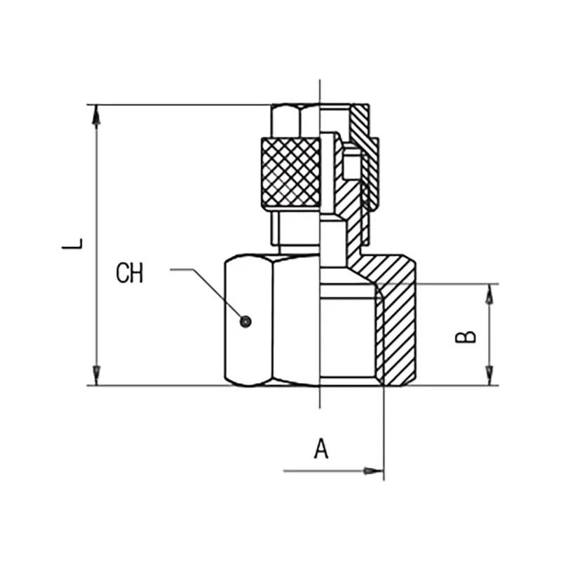 RS PRO Nickel Plated Brass Stud Fitting 10mm Push-In, Female Threaded-to-Tube Connection G 3/8, 80°C Maximum 176-0950
