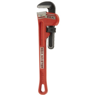 Ega-Master Pipe Wrench with 50.8 mm Jaw Capacity, 355.6 mm Overall Length, Metal Handle, Phosphate Finish, VDE/1000V 61017