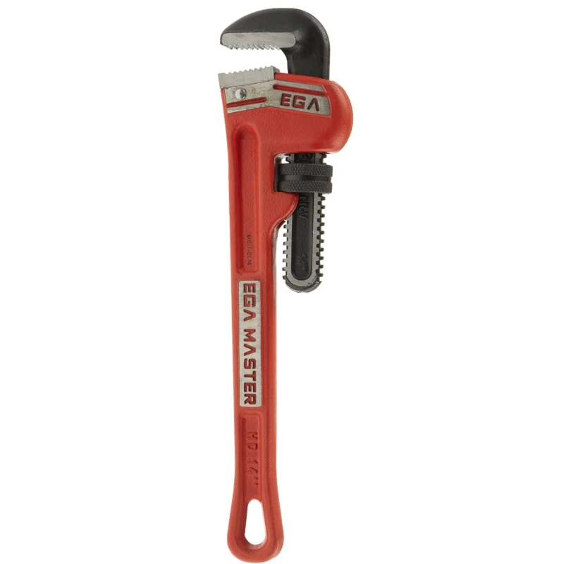 Ega-Master Pipe Wrench with 50.8 mm Jaw Capacity, 355.6 mm Overall Length, Metal Handle, Phosphate Finish, VDE/1000V 61017