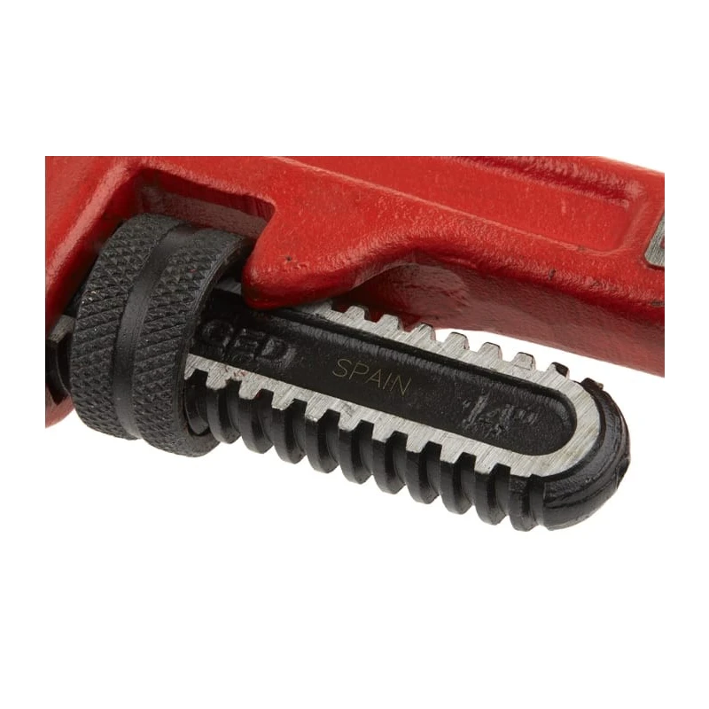 Ega-Master Pipe Wrench with 50.8 mm Jaw Capacity, 355.6 mm Overall Length, Metal Handle, Phosphate Finish, VDE/1000V 61017