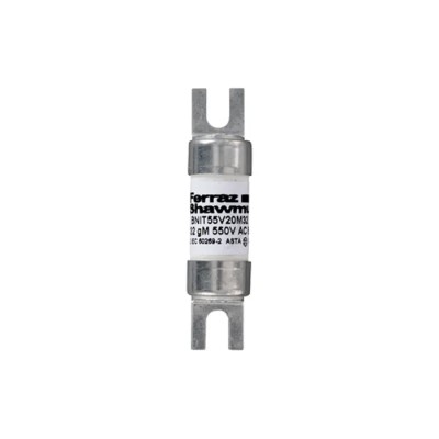 Mersen 20A Slotted Tag Fuse A1 250, 550 V dc 44.5 mm Fixing Centres K1019231 / BNIT55V20M32