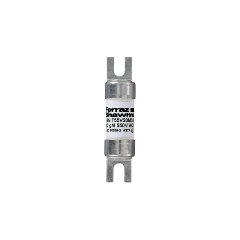 Mersen 20A Slotted Tag Fuse A1 250, 550 V dc 44.5 mm Fixing Centres K1019231 / BNIT55V20M32