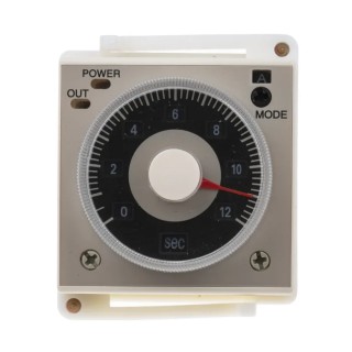 RS PRO Panel Timer Relay, 2-Contact, 24 V dc 110V ac, 0.1 s to 300 h, 1-Function, 2 x SPDT Switch Configuration 2-Contact