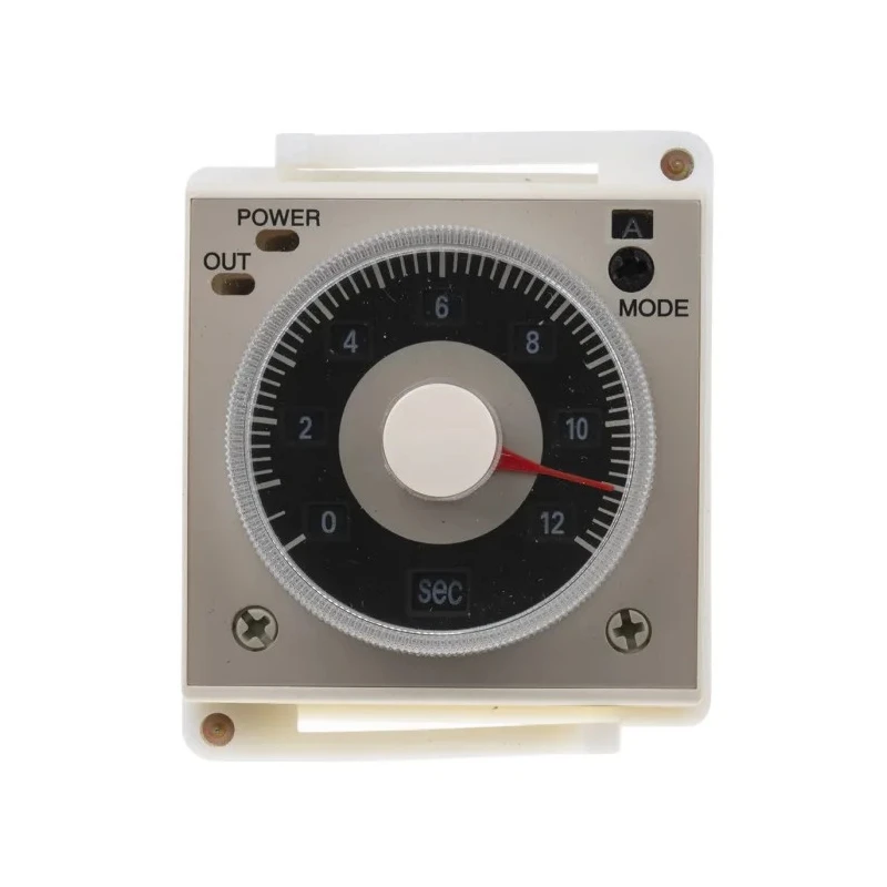 RS PRO Panel Timer Relay, 2-Contact, 24 V dc 110V ac, 0.1 s to 300 h, 1-Function, 2 x SPDT Switch Configuration 2-Contact