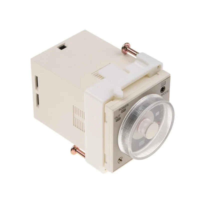 RS PRO Panel Timer Relay, 2-Contact, 24 V dc 110V ac, 0.1 s to 300 h, 1-Function, 2 x SPDT Switch Configuration 2-Contact