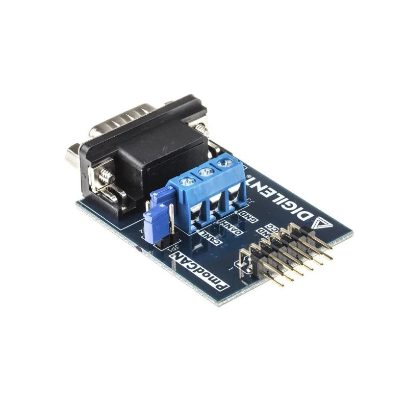 Digilent Pmod CAN 2.0B Controller Development Kit with Integrated Microchip MCP25625 Transceiver SPI Interface 10MHz MCP25625
