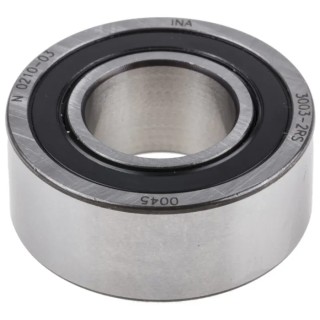 INA 2 Row Double Row Angular Contact Ball Bearing 17 mm ID, 35 mm OD, 14 mm Race Width 3003-2RS