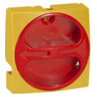 Legrand Yellow Red Rotary Handle Vistop Series 0 222 50