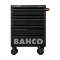 Bahco 8 Drawer Wheeled Roller Cabinet Solid Steel 1000kg Load Capacity 976mm Height 1477K8BLACK