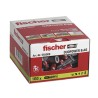 Fischer Fixings Nylon Screw Anchor 40 mm Length 8 mm Drill Diameter 15 mm Max Fixing Thickness 535455