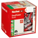 Fischer Fixings Nylon Screw Anchor 40 mm Length 8 mm Drill Diameter 15 mm Max Fixing Thickness 535455