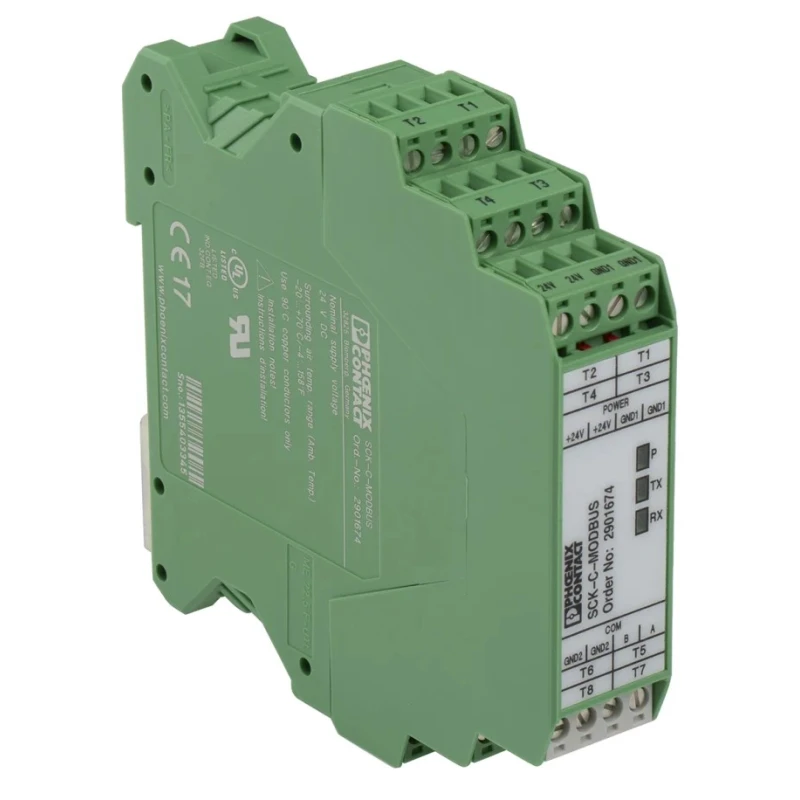 Phoenix Contact Monitoring Relay, SCK Series, DIN Rail Mount, Screw Terminal, IP20, Operating Temperature -20°C to 2901674