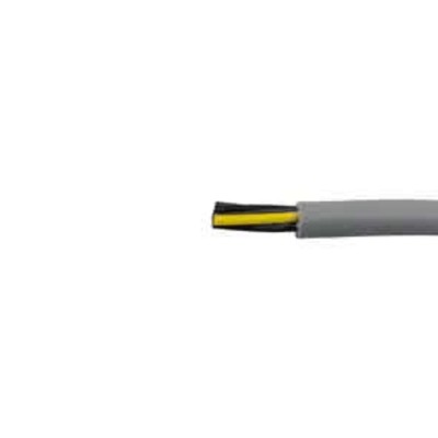 Alpha Wire 12 Core 0.5mm² Unscreened Control Cable with Grey Polyvinyl Chloride Sheath 50 m 470125YY GE321