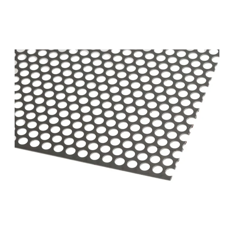 RS PRO Stainless Steel Perforated Metal Sheet 500 mm x 500 mm 0.55 mm Thick 182-8398