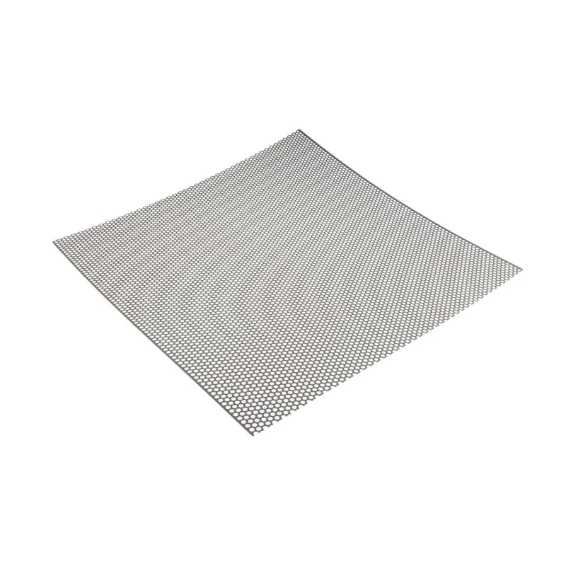 RS PRO Stainless Steel Perforated Metal Sheet 500 mm x 500 mm 0.55 mm Thick 182-8398