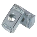 RS PRO Zinc Plated Plain Channel Nut Thread Size M10 Model 176-6936