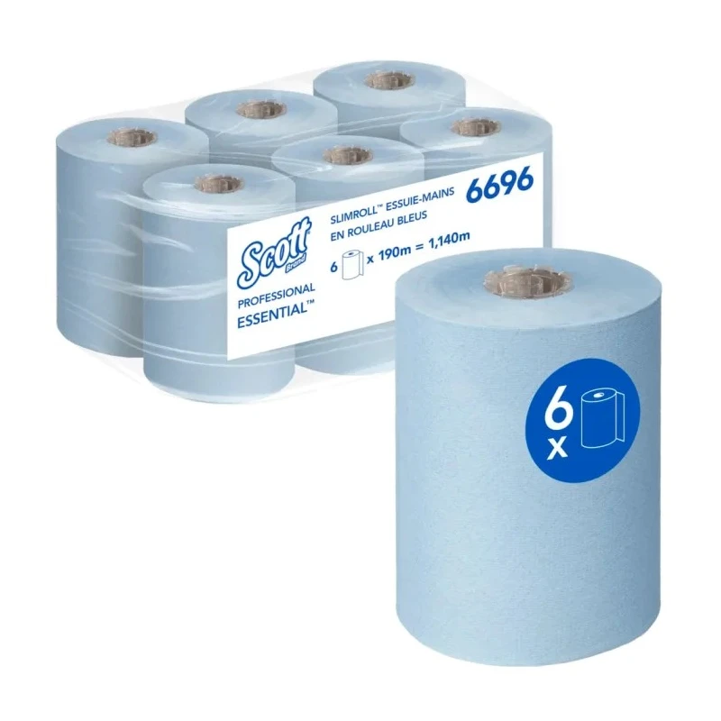 SCOTT Essential Slimroll™ Hand Towels Roll 1 Ply 760 Sheets 1900000 x 150 mm 6696