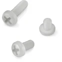 Wurth Elektronik Cross Pan Nylon Machine Screw 8mm M3 97790803111