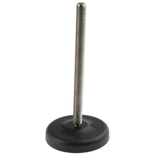 RS PRO M12 83 mm Diameter Adjustable Foot Stainless Steel 1300 kg Static Load Capacity 30 ° Tilt Angle 185-4506