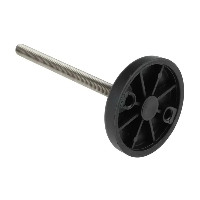 RS PRO M12 83 mm Diameter Adjustable Foot Stainless Steel 1300 kg Static Load Capacity 30 ° Tilt Angle 185-4506