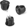 Wurth Elektronik SPST On-Off Rocker Switch Panel 10A 28V DC 250V AC Polyamide Housing 471002268142