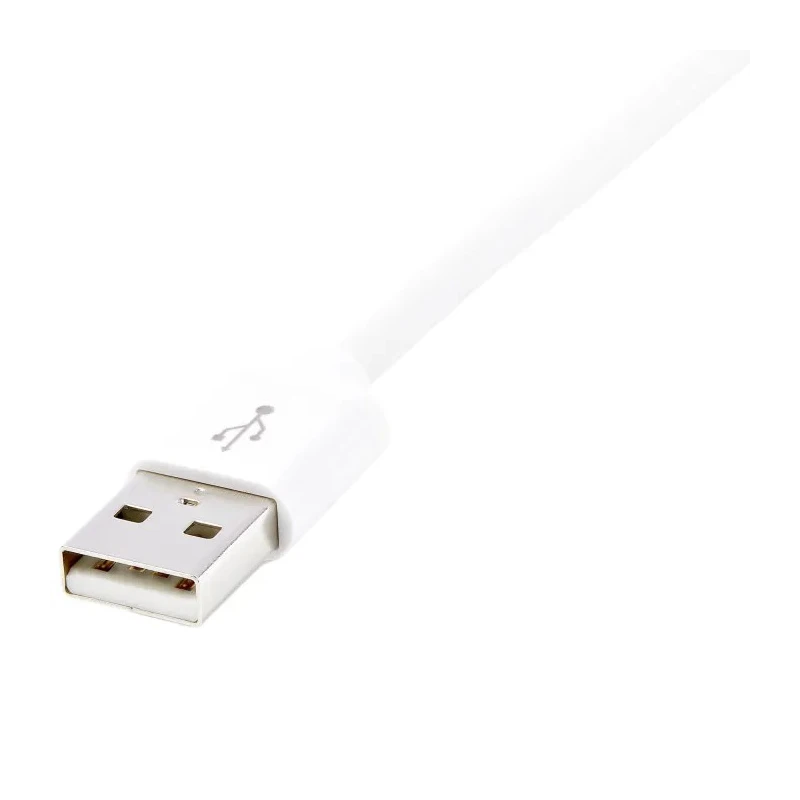 StarTech.com USB 2.0 Male USB 2.0 Type A to Male Lightning Connector Cable White 1 m USBLT1MW