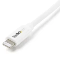 StarTech.com USB 2.0 Male USB 2.0 Type A to Male Lightning Connector Cable White 1 m USBLT1MW