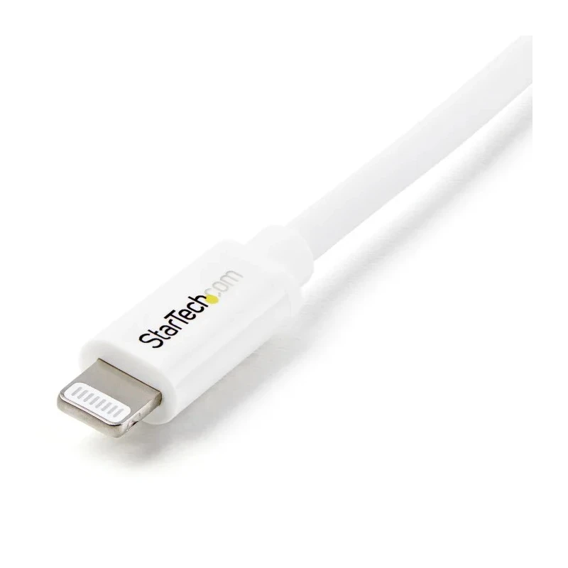 StarTech.com USB 2.0 Male USB 2.0 Type A to Male Lightning Connector Cable White 1 m USBLT1MW