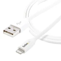 StarTech.com USB 2.0 Male USB 2.0 Type A to Male Lightning Connector Cable White 1 m USBLT1MW