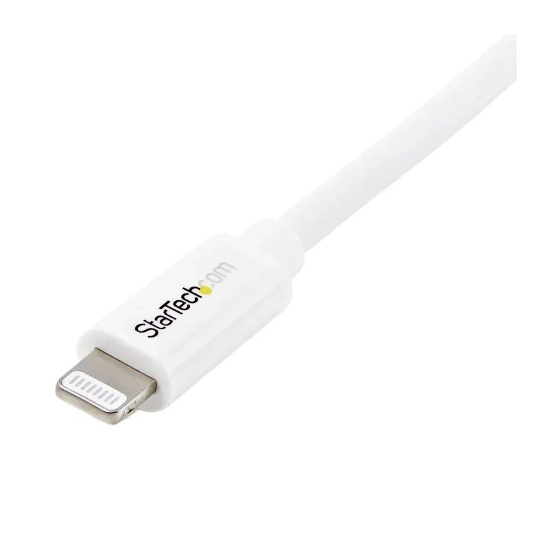 StarTech.com USB 2.0 Male USB 2.0 Type A to Male Lightning Connector Cable White 1 m USBLT1MW