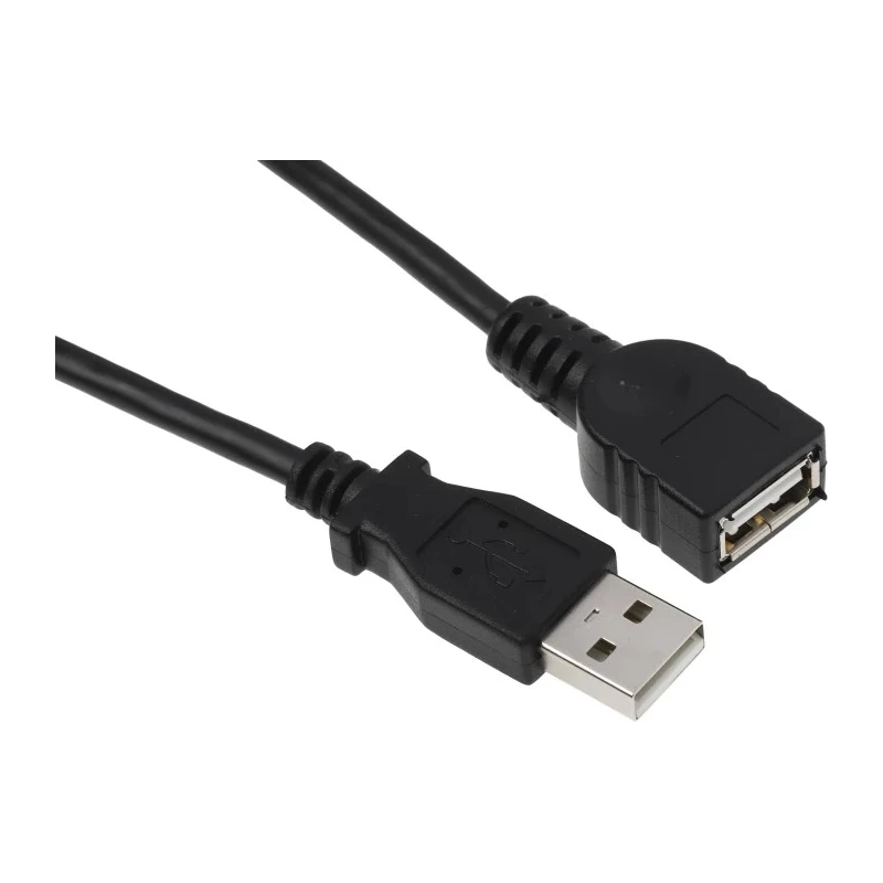 StarTech.com USB 2.0 Female USB Type A to Female USB Type A Cable, Black Polyvinyl Chloride Jacket, 914.4 mm USBEXTAA3BK