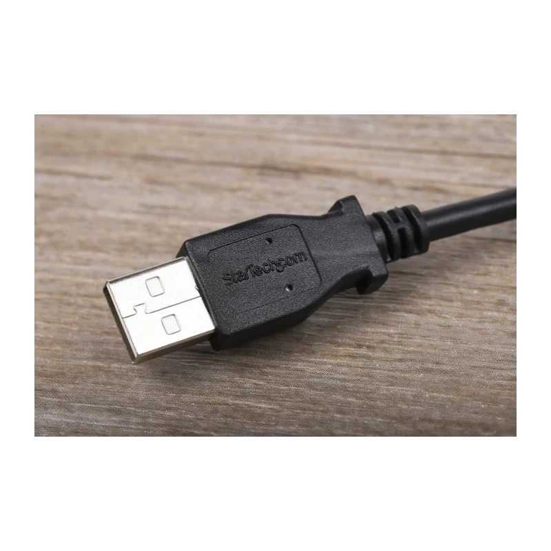 StarTech.com USB 2.0 Female USB Type A to Female USB Type A Cable, Black Polyvinyl Chloride Jacket, 914.4 mm USBEXTAA3BK