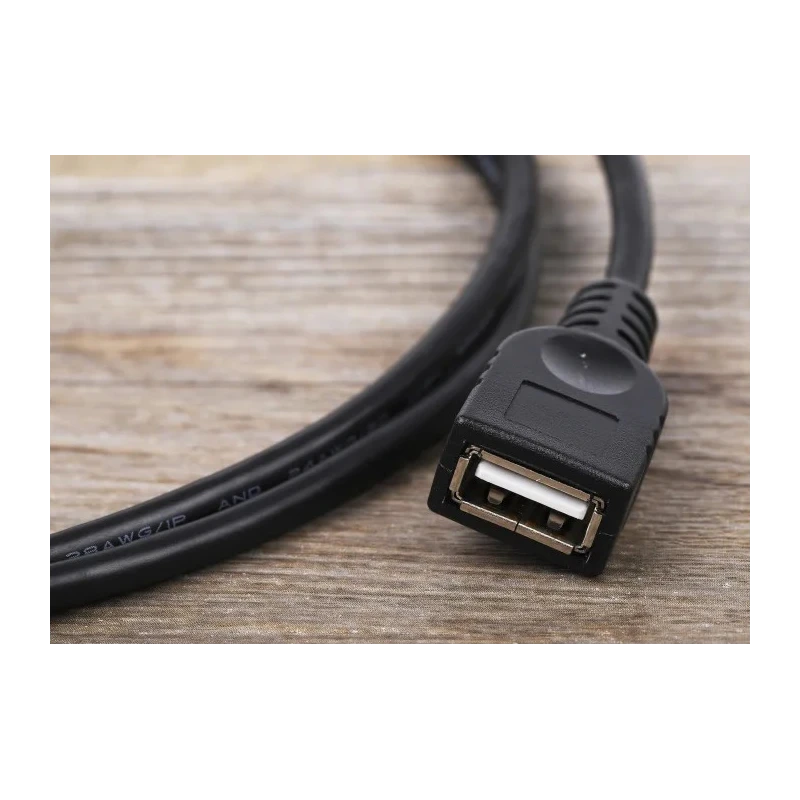 StarTech.com USB 2.0 Female USB Type A to Female USB Type A Cable, Black Polyvinyl Chloride Jacket, 914.4 mm USBEXTAA3BK