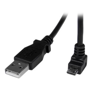 StarTech.com USB 2.0 Male USB Type A to Male Micro USB Type B Cable, 2m, Black USBAUB2MD