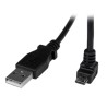 StarTech.com USB 2.0 Male USB Type A to Male Micro USB Type B Cable, 2m, Black USBAUB2MD