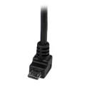 StarTech.com USB 2.0 Male USB Type A to Male Micro USB Type B Cable, 2m, Black USBAUB2MD