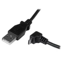 StarTech.com USB 2.0 Male USB Type A to Male Micro USB Type B Cable, 2m, Black USBAUB2MD