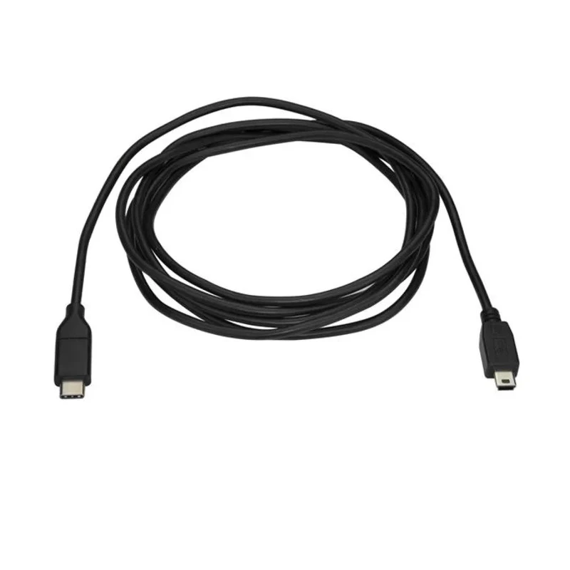 StarTech.com USB 2.0 Male USB Type C to Male Mini USB Type B Data Cable Black 2m USB2CMB2M