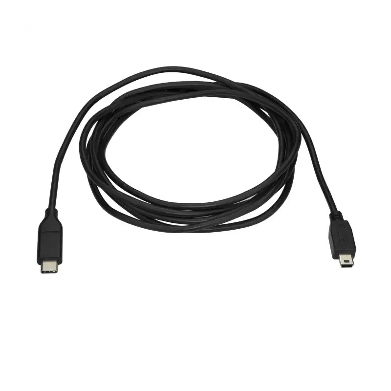 StarTech.com USB 2.0 Male USB Type C to Male Mini USB Type B Data Cable Black 2m USB2CMB2M