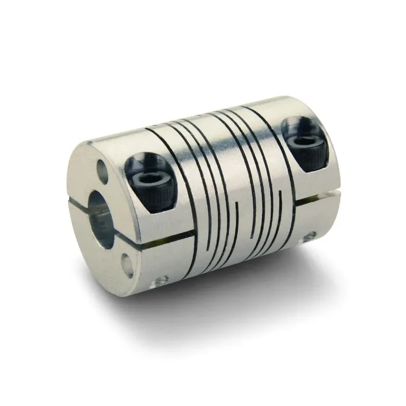 Ruland Mechanical Power Transmission Six Beam Spiral Clamp Coupler 16 mm Bore A 12 mm Bore B 38.1 mm OD 57.2 FCMR38-16-12-A