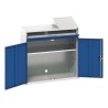 Bott Standing Computer Desk Steel Flat Top with Keyboard Shelf 1.13m Height, 1.05m Width, 550mm Depth 16928021.11