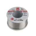 RS PRO Lead Solder Wire 0.5 mm Diameter, 60% Tin 40% Lead, Rosin Flux, 183°C Melting Point 179-6666