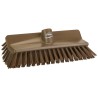 Vikan Hard Bristle Brown Scrubbing Brush with 41 mm Polyethylene Terephthalate Bristle Length 150mm Width 265mm Depth 704766