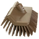 Vikan Hard Bristle Brown Scrubbing Brush with 41 mm Polyethylene Terephthalate Bristle Length 150mm Width 265mm Depth 704766