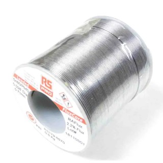 RS PRO Lead Solder Wire 1.2 mm Diameter Rosin Flux 183 °C Melting Point 500g 179-6672