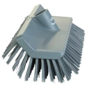 Vikan Grey Hard Bristle Scrubbing Brush 41 mm Bristle Length Polyethylene Terephthalate Bristle 704788