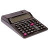 Casio Black Rectangular Printing Calculator HR150RCE with 12-Digit LCD Display, Battery and Mains Powered