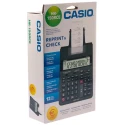 Casio Black Rectangular Printing Calculator HR150RCE with 12-Digit LCD Display, Battery and Mains Powered