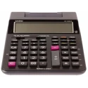 Casio Black Rectangular Printing Calculator HR150RCE with 12-Digit LCD Display, Battery and Mains Powered