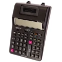 Casio Black Rectangular Printing Calculator HR150RCE with 12-Digit LCD Display, Battery and Mains Powered